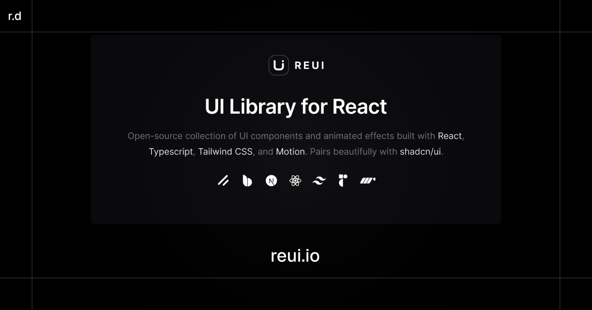 ReUI registry preview