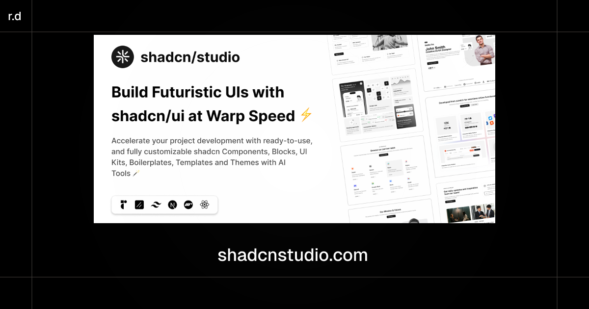 shadcn/studio registry preview