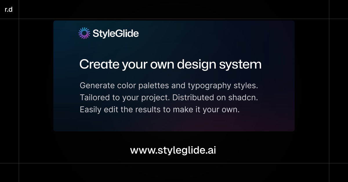 StyleGlide registry preview