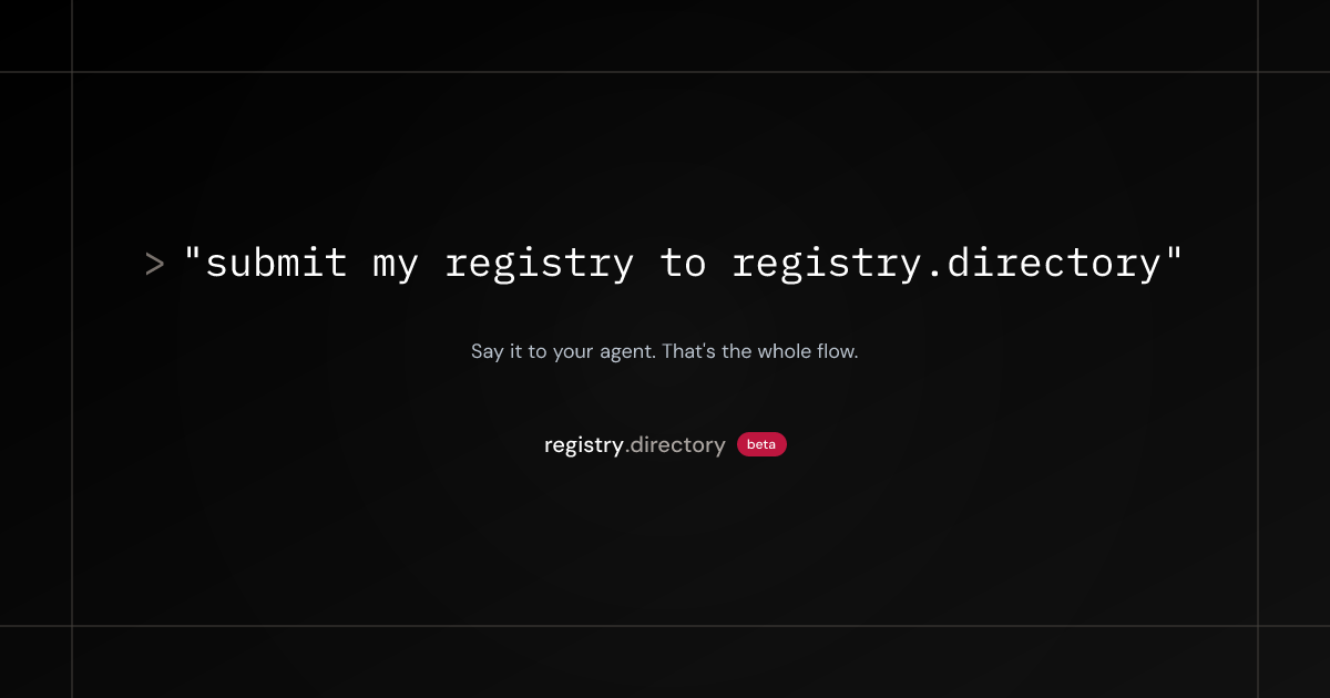 @registrydirectory preview